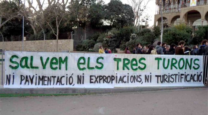 Concentraciones de los vecinos para salvar Els Tres Turons Concentraciones de los vecinos para salvar Els Tres Turons