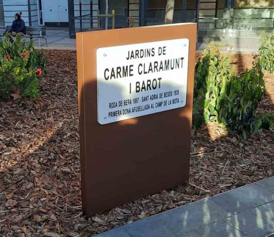Barcelona incorpora en nombre de Carme Claramunt al nomenclátor Barcelona incorpora en nombre de Carme Claramunt al nomenclátor