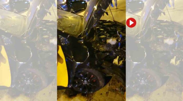 Accidente entre un taxi y un turismo en Provençals de Poblenou Accidente entre un taxi y un turismo en Provençals de Poblenou