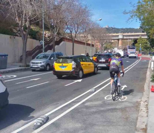 Entra en servicio el carril bici de la avenida Vallcarca Entra en servicio el carril bici de la avenida Vallcarca