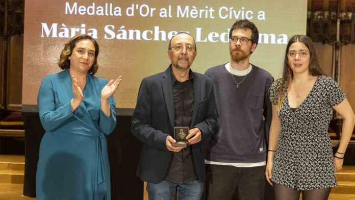 Barcelona entrega la Medalla de Oro al Mérito Cívico, a título póstumo, a Mària Sánchez Ledesma