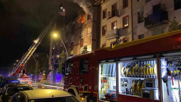 Muere una persona en el incendio de una vivienda en Manresa