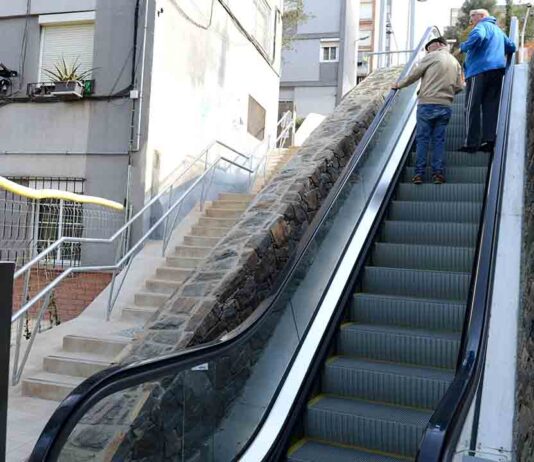 Nuevas escaleras mecánicas en Ciutat Meridiana para mejora de accesibilidad Nuevas escaleras mecánicas en Ciutat Meridiana para mejora de accesibilidad