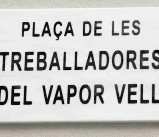 Sants dedica una plaza a las Trabajadoras del Vapor Vell Sants dedica una plaza a las Trabajadoras del Vapor Vell