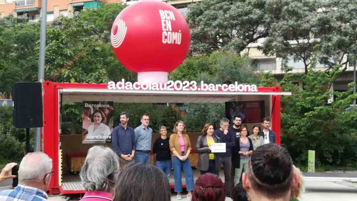 «Barcelona obre camí», el lema de la campaña de Ada Colau para el 28-M