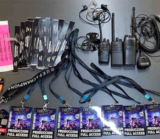 Cuatro detenidos por vender entradas falsas para el concierto de Coldplay