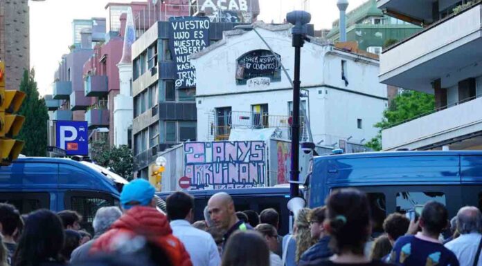 La ultraderecha amenaza con reventar los centros sociales ocupados en la Bonanova