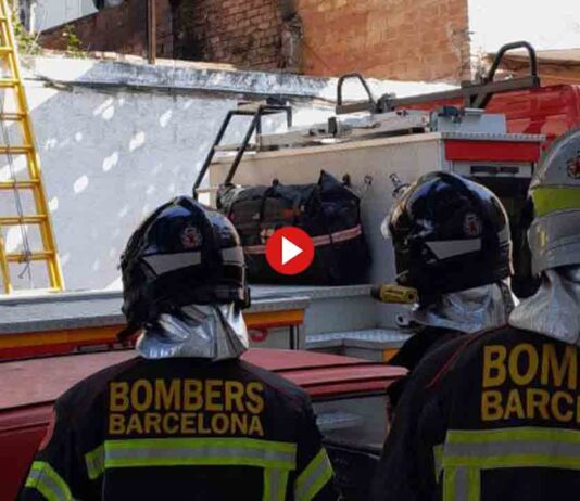 Incendio en unos bajos del barrio de Porta, sin heridos Incendio en unos bajos del barrio de Porta, sin heridos
