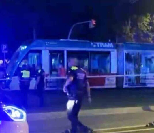 Muere un hombre atropellado por un tranvía en Diagonal Mar Muere un hombre atropellado por un tranvía en Diagonal Mar