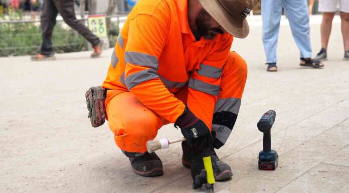 Así son los marcadores que limitan las terrazas en la Superilla del Eixample Así son los marcadores que limitan las terrazas en la Superilla del Eixample