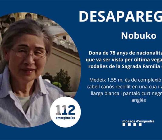 Buscan a una mujer japonesa desaparecida en Sagrada Familia Buscan a una mujer japonesa desaparecida en Sagrada Familia