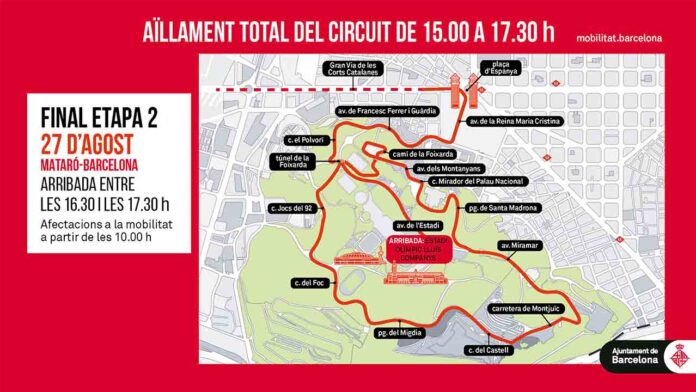 Toda la información de recorridos y horarios de La Vuelta 23