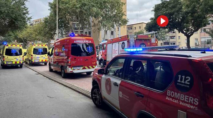 Un hombre quema un piso en Badalona estando su pareja dentro Un hombre quema un piso en Badalona estando su pareja dentro