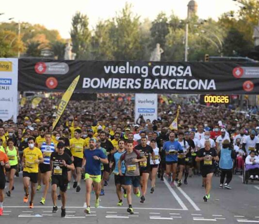 La Vueling Cursa de Bombers Barcelona 2023 presenta su nuevo recorrido La Vueling Cursa de Bombers Barcelona 2023 presenta su nuevo recorrido