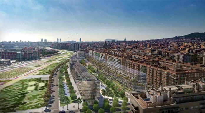 Segunda fase de obras del sector Colorantes-Renfe, en Sant Andreu Segunda fase de obras del sector Colorantes-Renfe, en Sant Andreu