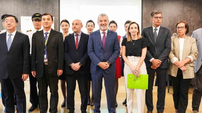 Shenzhen Airlines inaugura una nueva ruta directa Barcelona-Shenzhen