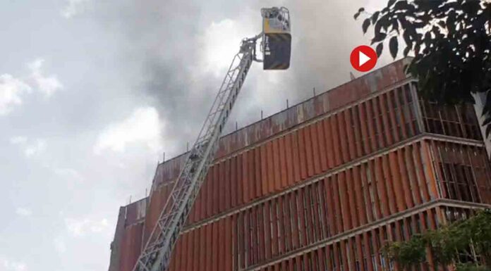 Incendio en un edificio de oficinas del Eixample Incendio en un edificio de oficinas del Eixample