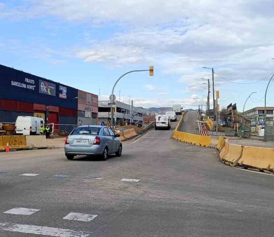 Las obras en el puente de la calle de Santander se alargan más de los previsto Las obras en el puente de la calle de Santander se alargan más de los previsto