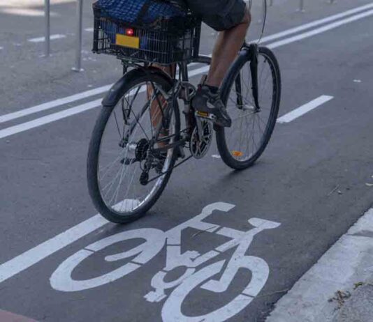 Empiezan las obras del nuevo carril bici de la calle Escocia Comienzan las obras del carril bici en la calle Santa Fe de Nuevo México