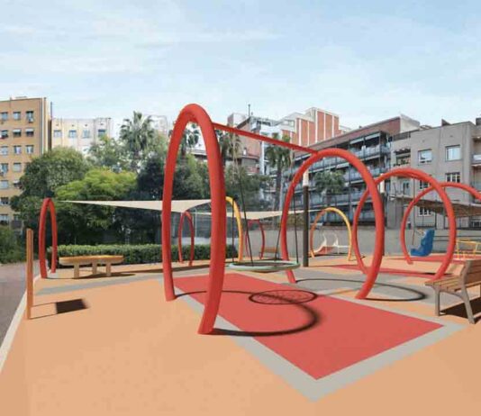 Los Jardines de Montserrat Roig, en Sagrada Família, estrenarán juegos inclusivos Los Jardines de Montserrat Roig, en Sagrada Família, estrenarán juegos inclusivos