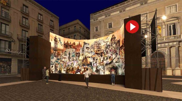 Así será el pesebre de la Plaza Sant Jaume este Nadal 2023 Así será el pesebre de la Plaza Sant Jaume este Nadal 2023