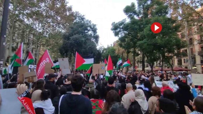 Barcelona vuelve a salir a la calle contra el genocidio de Israel