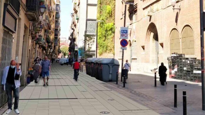La calle Sant Antoni Abat se convertirá en plataforma única