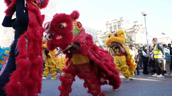 Barcelona da la bienvenida al nuevo año chino, el año del dragón