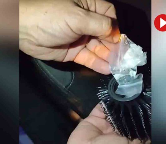 Traficaba con droga y la escondía dentro de un cepillo Traficaba con droga y la escondía dentro de un cepillo