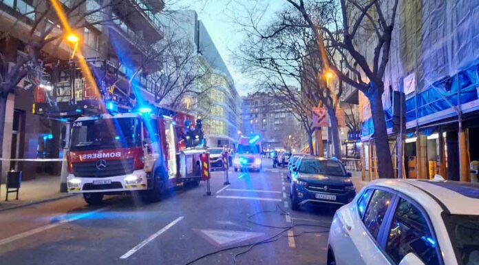 Incendio en un restaurante japonés en el Eixample Incendio en un restaurante japonés en el Eixample