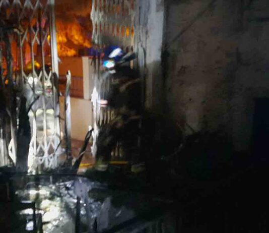 Incendio por una explosión de gas en La Teixonera Incendio por una explosión de gas en La Teixonera