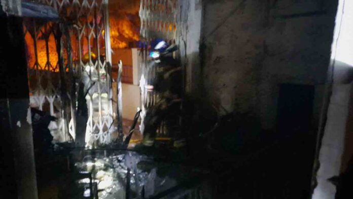 Incendio por una explosión de gas en La Teixonera