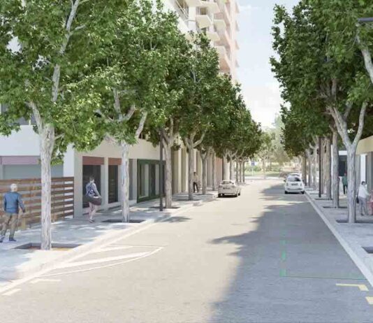 La calle Bordeus en Les Corts, tendrá una parte pacificada La calle Bordeus en Les Corts, tendrá una parte pacificada