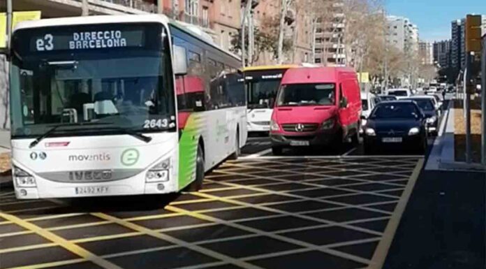 Mejoras en la circulación de los autobuses interurbanos en la avenida Meridiana Mejoras en la circulación de los autobuses interurbanos en la avenida Meridiana