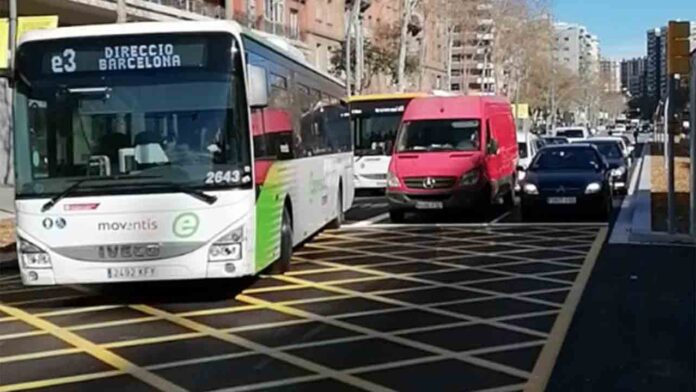 Mejoras en la circulación de los autobuses interurbanos en la avenida Meridiana