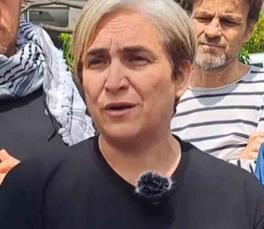 Ada Colau vuelve a Barcelona al retrasarse la salida de la Flotilla de la Libertad Ada Colau vuelve a Barcelona al retrasarse la salida de la Flotilla de la Libertad