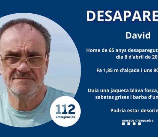 Encuentran sano y salvo al hombre desaparecido en Ciutat Vella Buscan a un hombre de 65 años desaparecido en Ciutat Vella