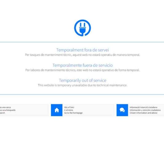 Cae la web del Ayuntamiento de Barcelona Cae la web del Ayuntamiento de Barcelona