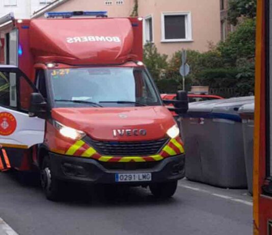 Incendio en un restaurante de Travessera de Gràcia Incendio en un restaurante de Travessera de Gràcia
