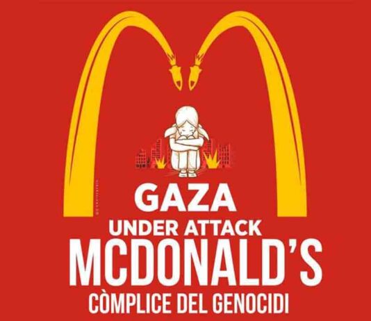 Manifestación contra McDonald’s en passeig de Gràcia Manifestación contra McDonald's en passeig de Gràcia