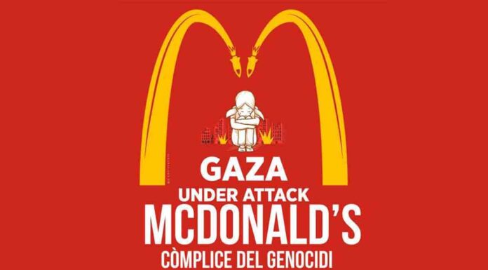 Manifestación contra McDonald’s en passeig de Gràcia Manifestación contra McDonald's en passeig de Gràcia