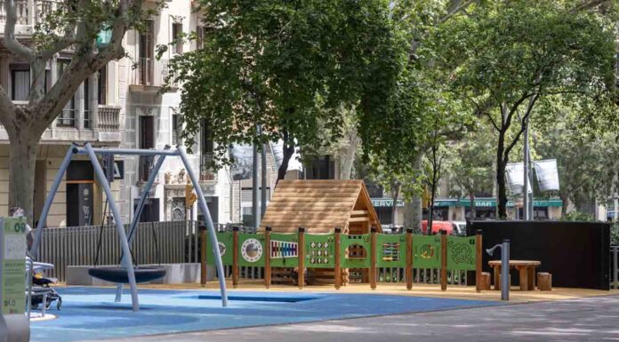 Abren al público los juegos infantiles del paseo de Sant Joan Abren al público los juegos infantiles del paseo de Sant Joan