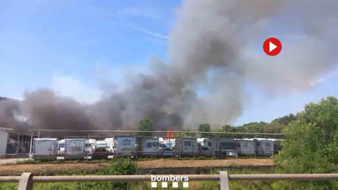 Interrumpidas la líneas R12, R8 y R4 por un incendio en Montcada