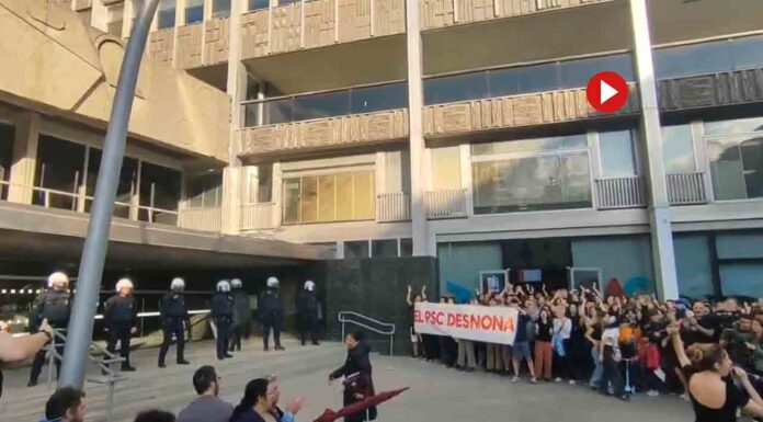 Manifestación por el desalojo de La Tancada Manifestación por el desalojo de La Tancada