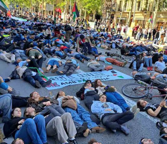 Miles de personas se manifiestan contra el genocidio en Palestina Miles de personas se manifiestan contra el genocidio en Palestina