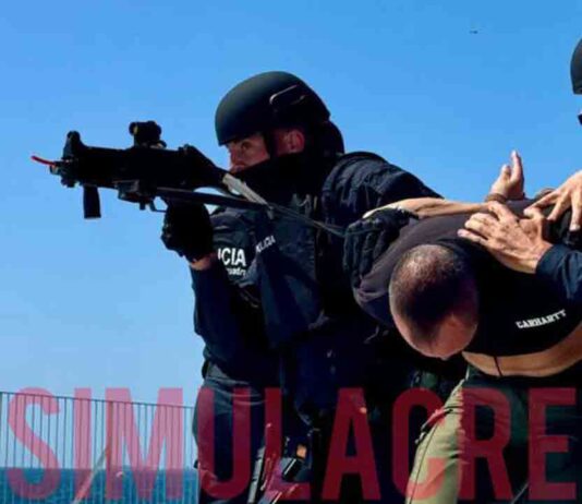 Simulacro antiterrorista en el puerto de cara a la Copa América Simulacro antiterrorista en el puerto de cara a la Copa América