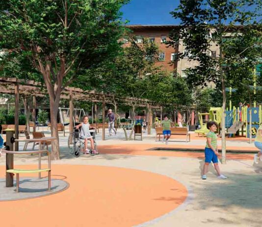 Comienzan las obras del área de juego infantil en los Jardines de Massana Comienzan las obras del área de juego infantil en los Jardines de Massana