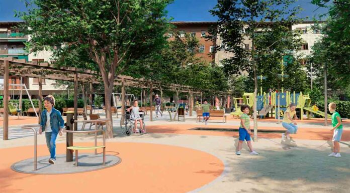 Comienzan las obras del área de juego infantil en los Jardines de Massana Comienzan las obras del área de juego infantil en los Jardines de Massana