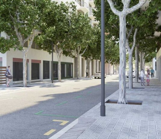 Empiezan las obras de la calle Burdeos, entre la travessera de Les Corts y Gelabert