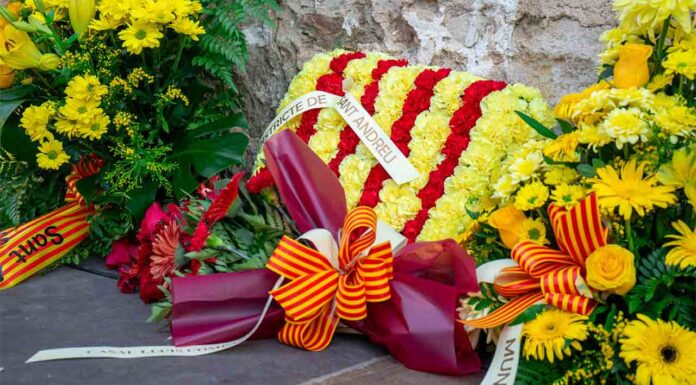 Martes 10 de septiembre, ofrenda floral en la Capilla dels Segadors Martes 10 de septiembre, ofrenda floral en la Capilla dels Segadors